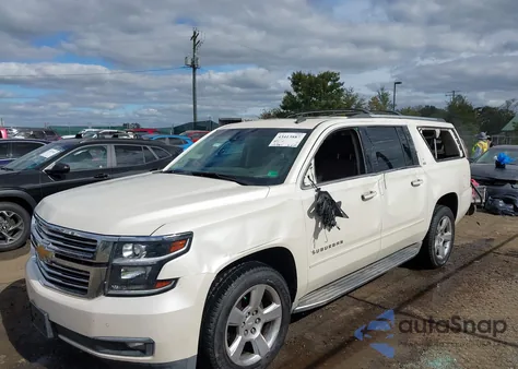 2015 Chevrolet Suburban 1500 Ltz z USA, uszkodzony, nr VIN 1GNSKKKC3FR144854